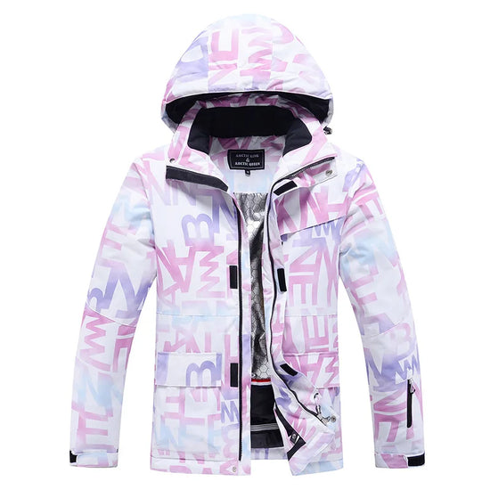 Tuta da sci donna impermeabile e antivento 2-pezzi – giacca + pantaloni snowboard invernale 2025, windproof & waterproof