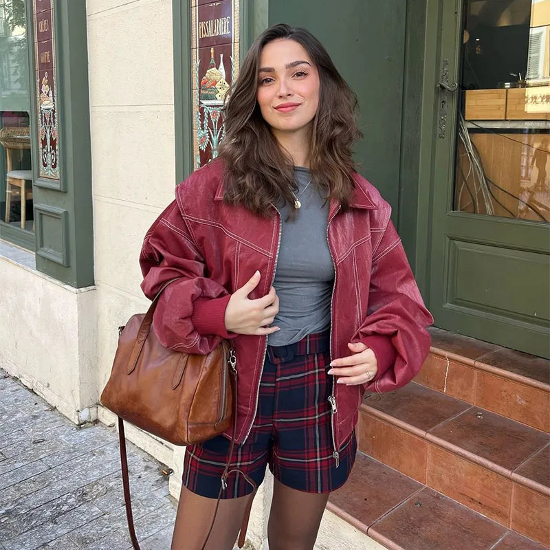 Bomber Donna Collo Alto con Zip - immagine 43