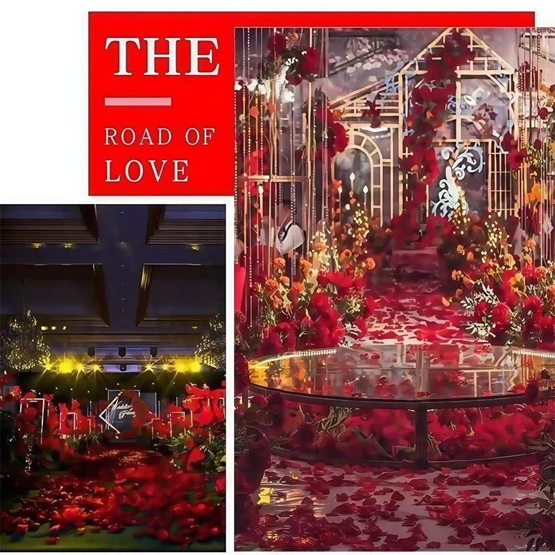 Petali di Rosa Artificiali 100–1000 pezzi – Decorazioni Romantiche San Valentino