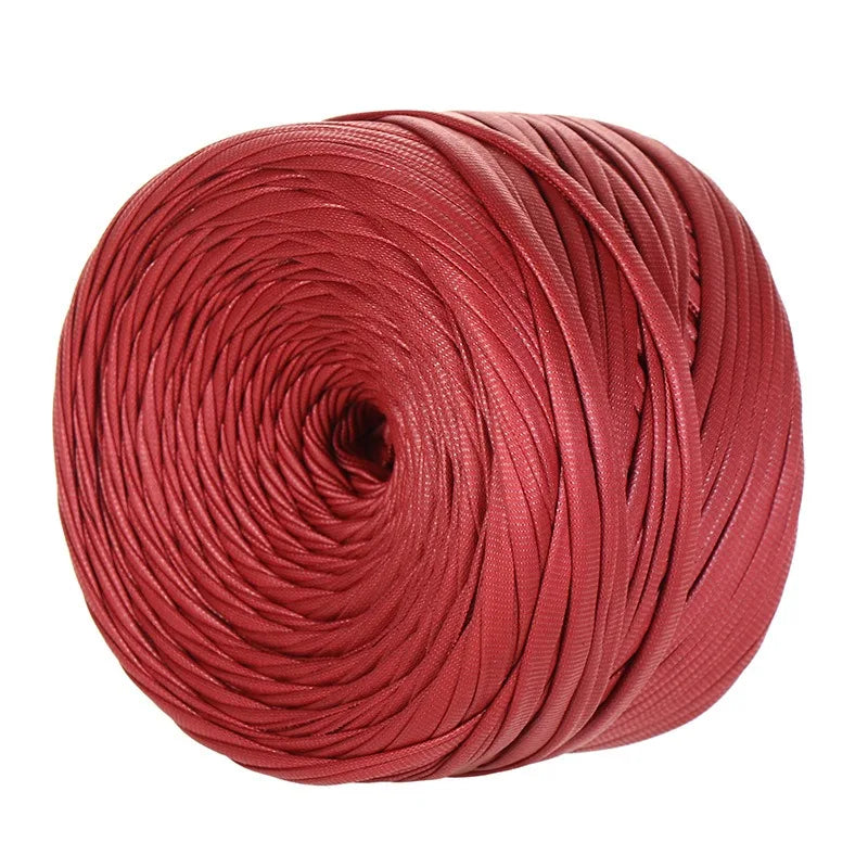 Filo in finta pelle (nappa matte) 200 g – yarn grosso per lavori fai-da-te: borse, uncinetto, craft & decorazioni