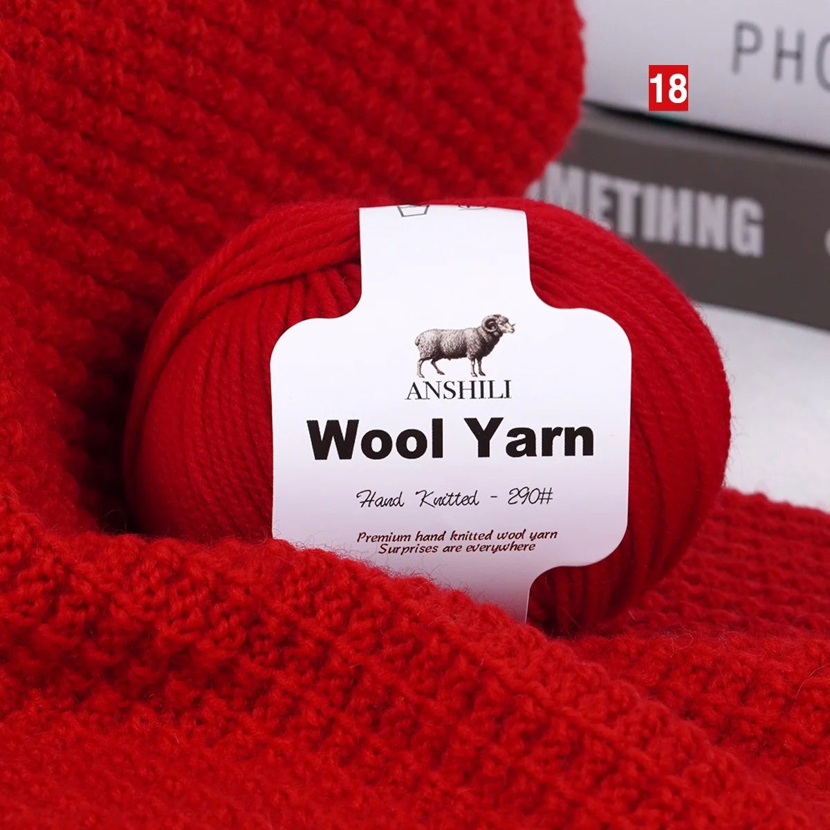 Filato Lana Spessore Medio – Gomitolo per Maglieria e Uncinetto, Ideale per Maglioni & Accessori