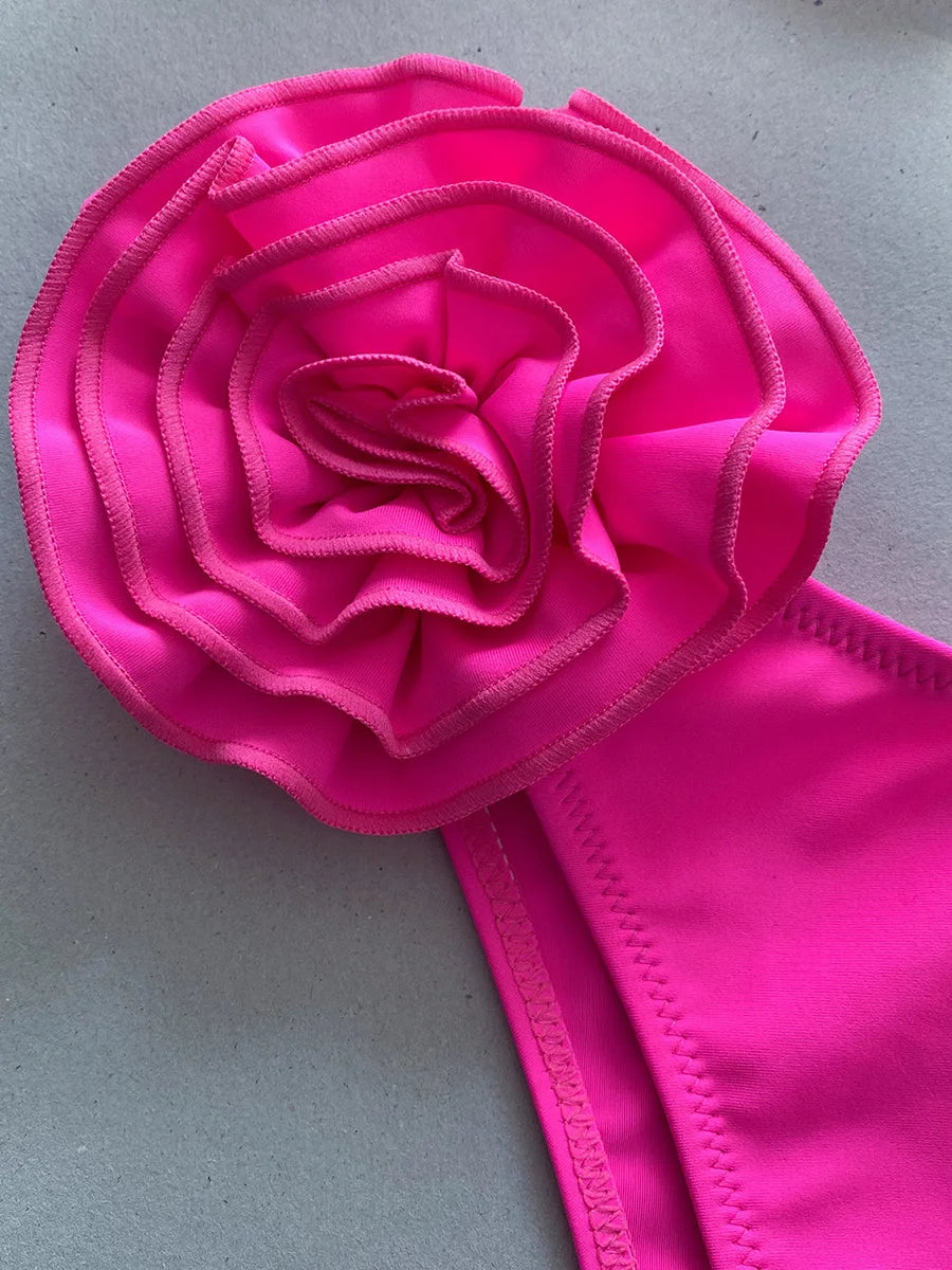 Bikini brasiliano 3D con fascia bandeau – Donna Sexy e Chic