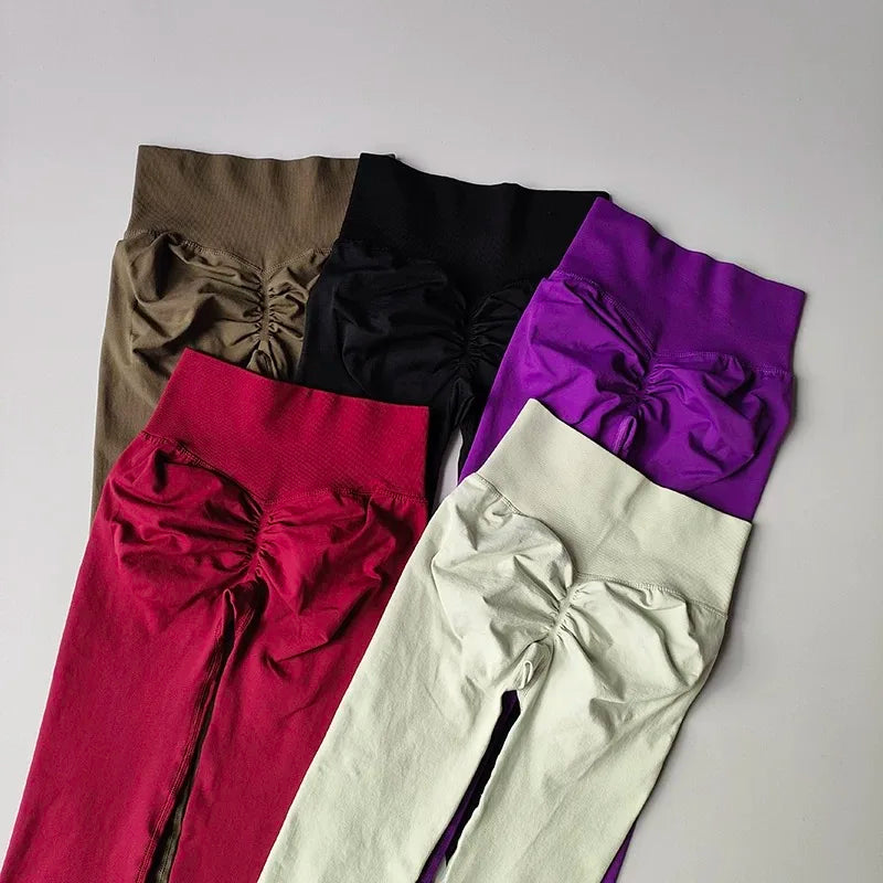 Completo Sportivo Fitness Donna Vita Alta – Set Yoga, Running e Allenamento