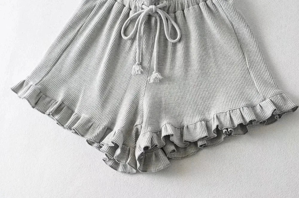 Shorts Donna Vita Alta con Coulisse – Pantaloncini Loose Estivi