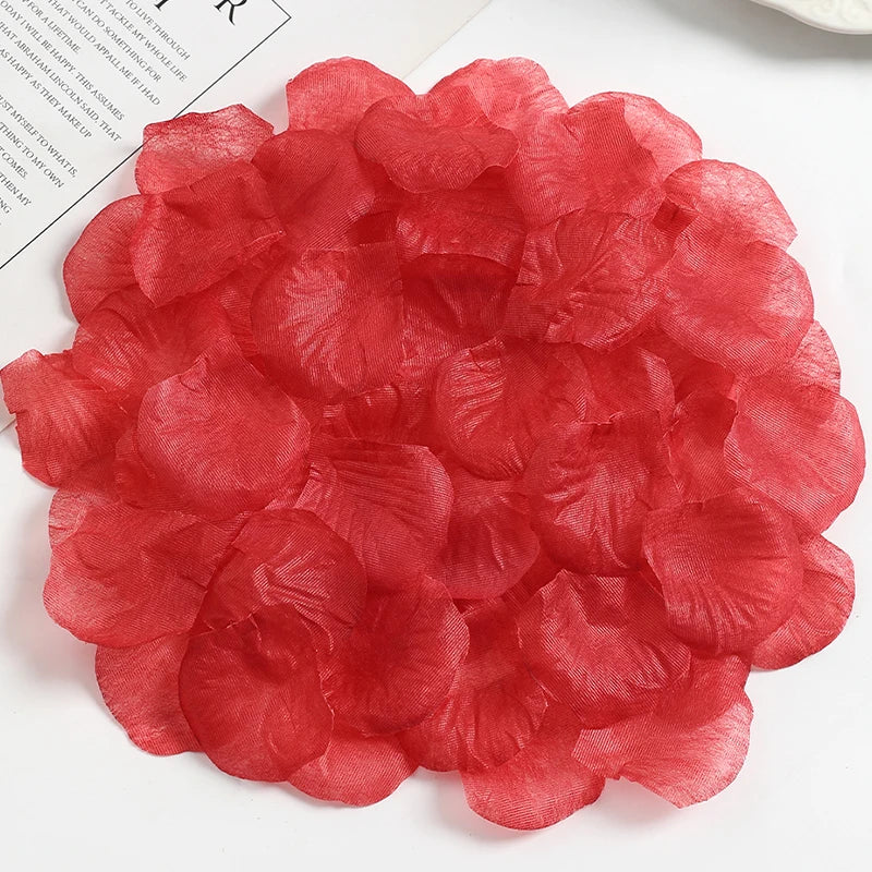 Petali di Rosa Artificiali 100–1000 pezzi – Decorazioni Romantiche San Valentino