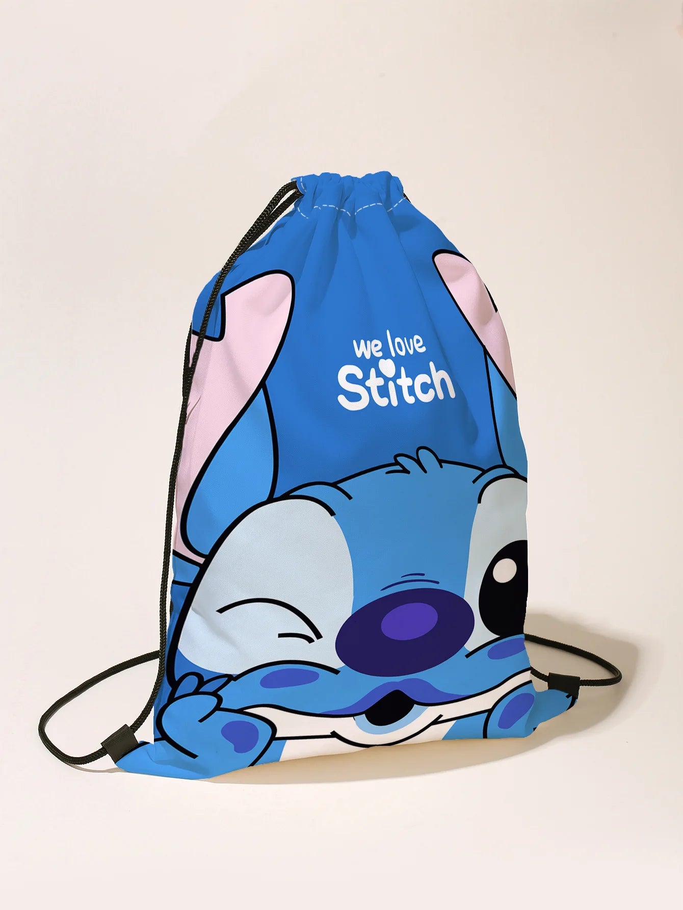 Sacca con coulisse Disney Stitch – zainetto impermeabile leggero per sport, scuola, viaggi e bomboniere