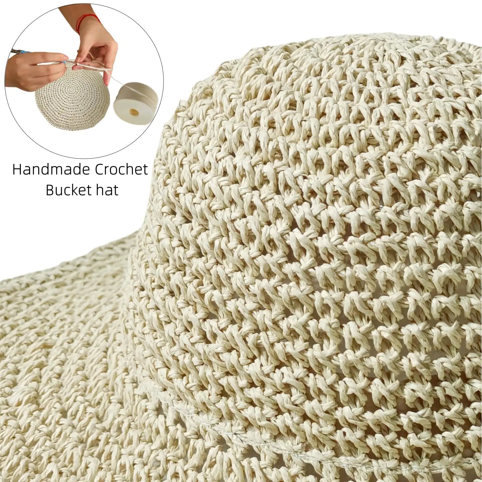 Cappello Estivo Donna in Paglia Khaki Beige o Rosa – Protezione UV e Stile Casual per la Spiaggia