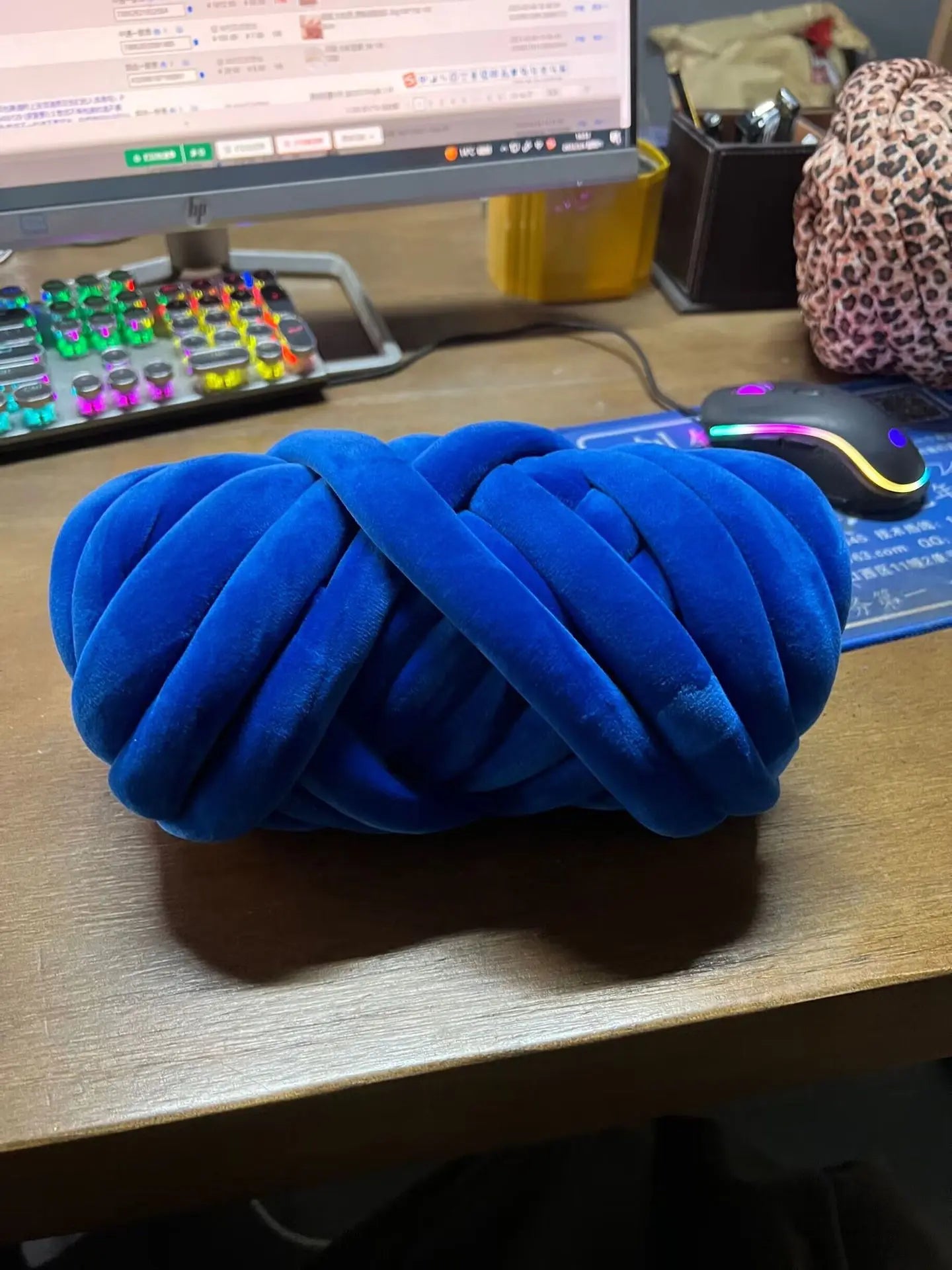 Filato marshmallow in velluto 1 kg – gomitol per ghirlande, borse all'uncinetto o progetti fai-da-te morbidi