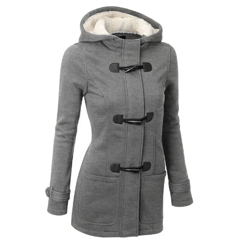 Giacca / Parka in cotone con cappuccio donna – Zipper, stile classico e versatile, nuove colorazioni 2025