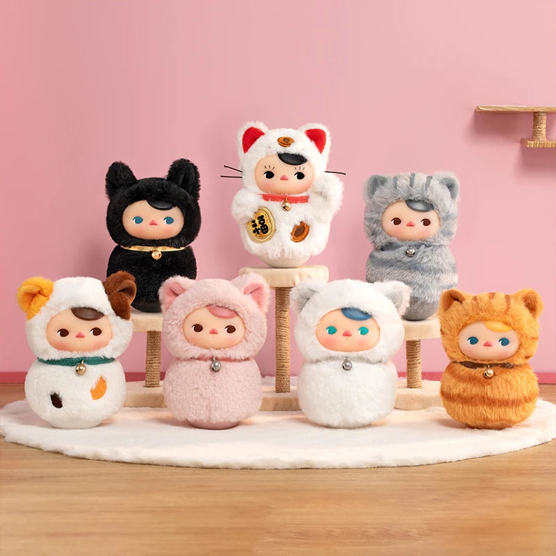Pop Mart Pucky Kitty Blind Box – Gatto Peluche Misterioso da Collezione