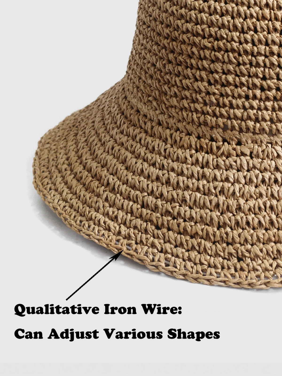 Cappello Estivo Donna in Paglia Khaki Beige o Rosa – Protezione UV e Stile Casual per la Spiaggia