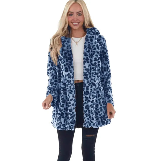 Cappotto donna oversize leopardo – abbigliamento autunno/inverno 2025, stampa leopardata, vestibilità ampia, top casual