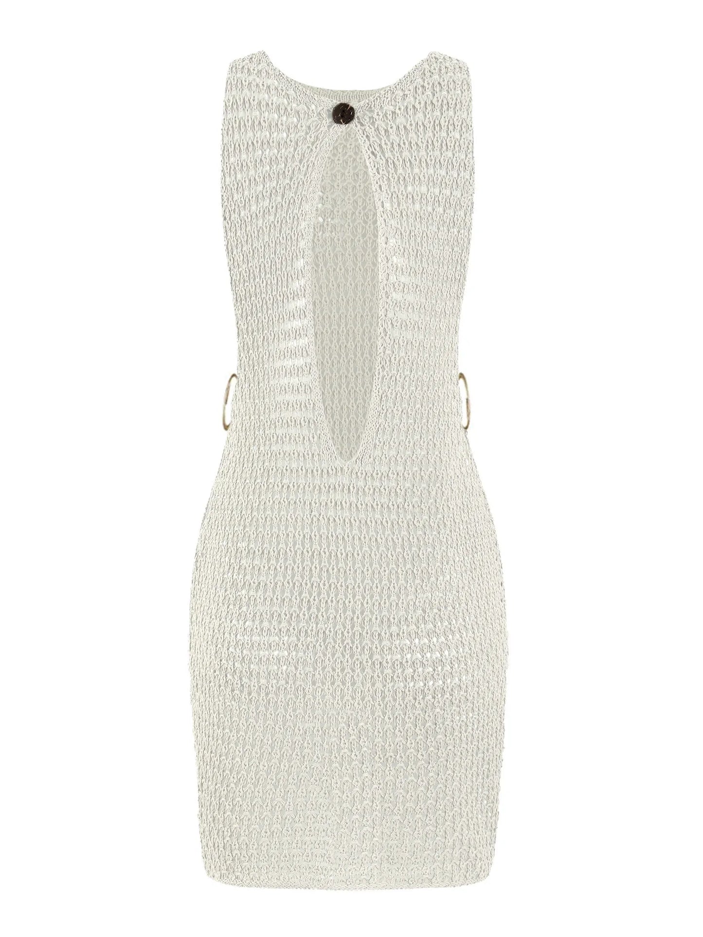 Abito Mare Copricostume Donna Sexy Monospalla Estivo con Intaglio – Look Fashion da Spiaggia 2025
