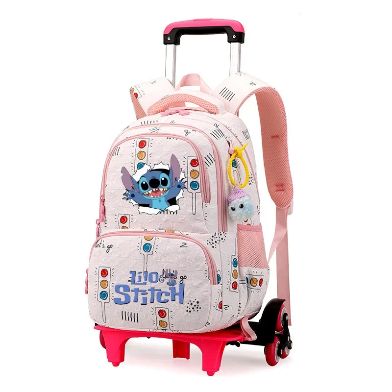 Zaino trolley Stitch 2-in-1 Disney 2025 – grande capacità, torretta, impermeabile e per laptop