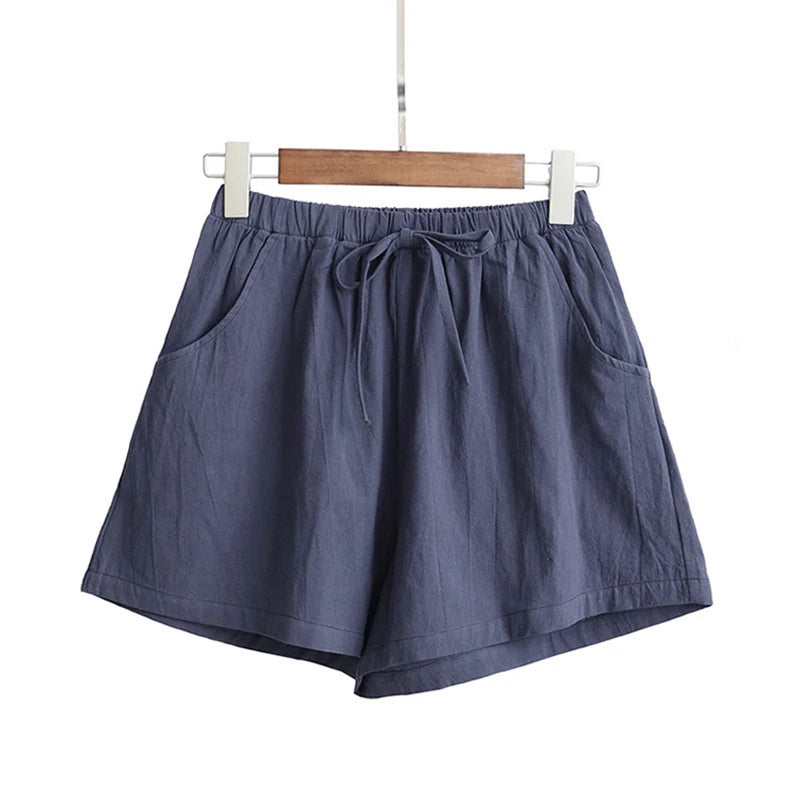 Shorts Donna Vita Elastica con Fiocco – Pantaloncini Casual Sportivi