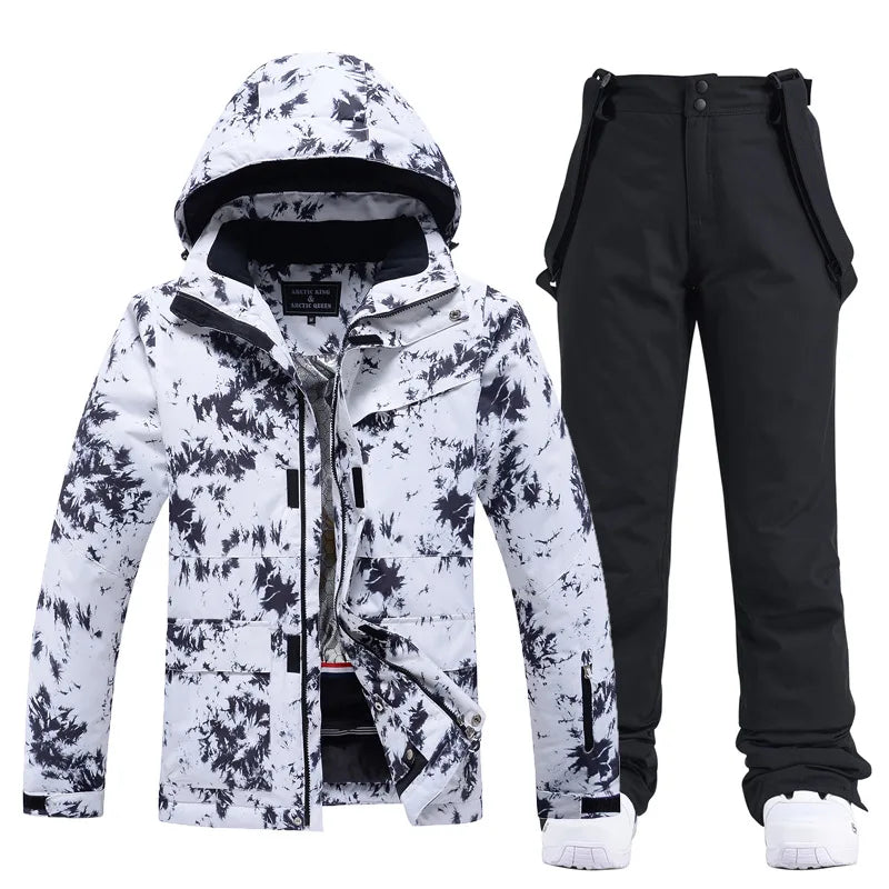 Tuta da sci donna impermeabile e antivento 2-pezzi – giacca + pantaloni snowboard invernale 2025, windproof & waterproof