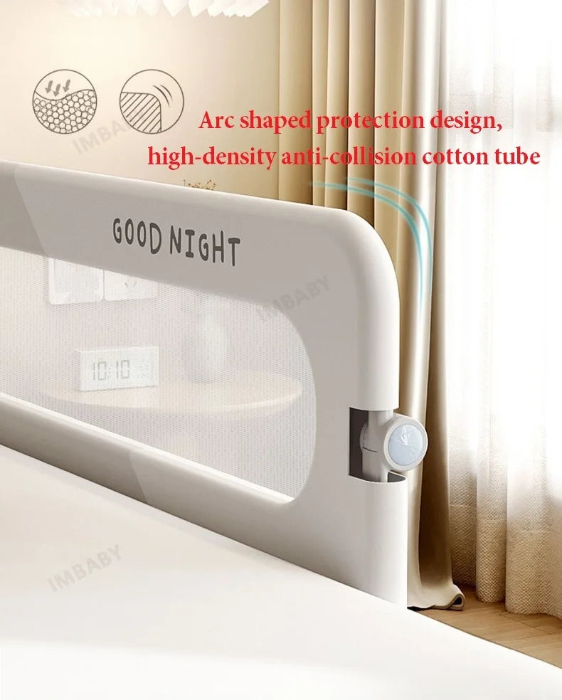 Sponda Letto Bambini Pieghevole – Barriera Anticaduta Regolabile