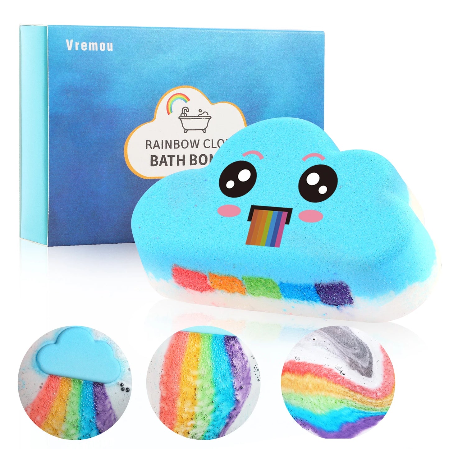 Bombe da Bagno Oceano Arcobaleno con Sorpresa – Bath Bomb Colorate per Bambini