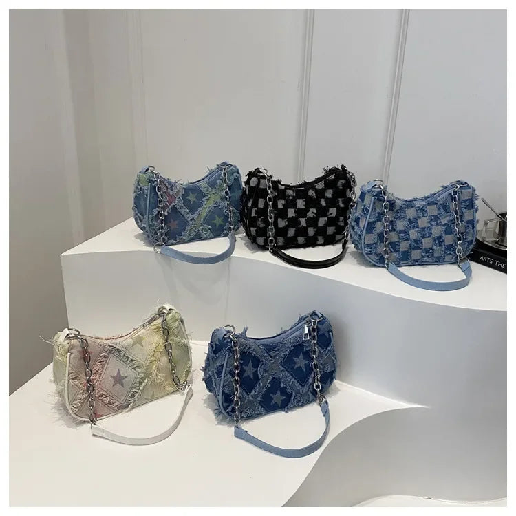 Borsa etnica donna 2025 – underarm bag spalla casual versatile, stile etnico estivo trendy