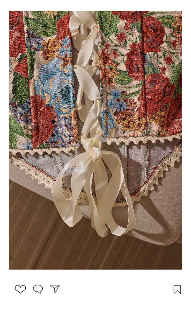 Top Donna in Pizzo Ricamato – Corsetto Elegante e Sexy
