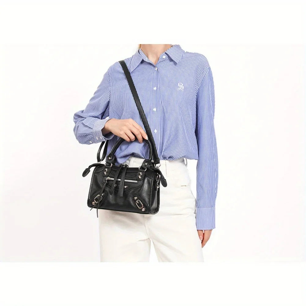 Borsa tote donna in similpelle dal look retrò – grande capacità, perfetta per il lavoro, lo shopping e l’ufficio 2025