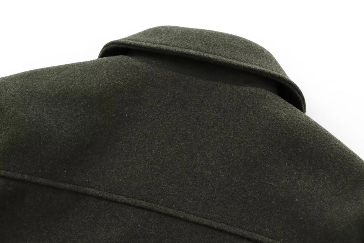Giacca corta donna con zip, colletto e tasche - foto 15 della galleria