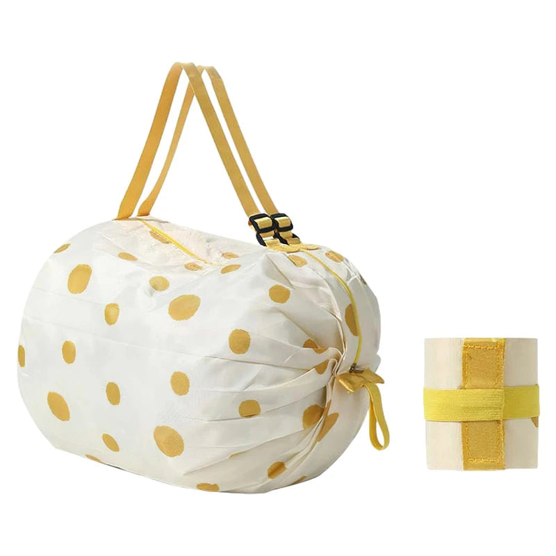 Shopper pieghevole grande capacità in nylon camouflage – Borsa da viaggio riutilizzabile leggera