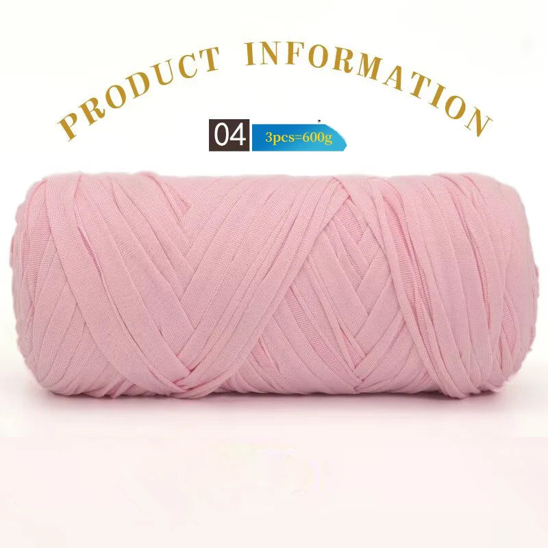 Set 3 gomitoli cloth yarn tessuto – filo intrecciato spesso per borse, tappeti, uncinetto e fai-da-te 2025