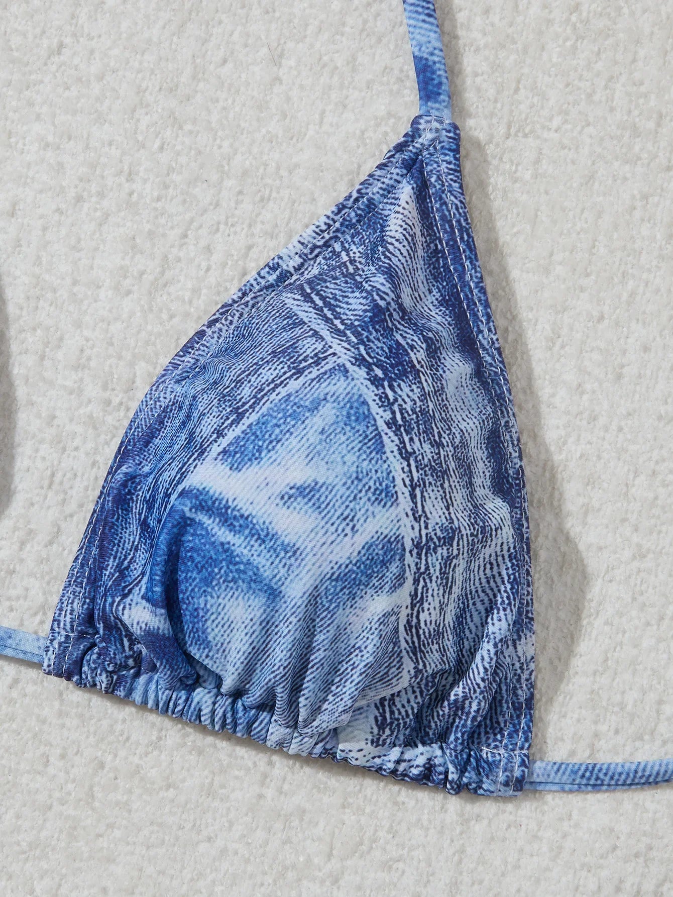 Micro bikini perizoma effetto denim – Sexy donna estate