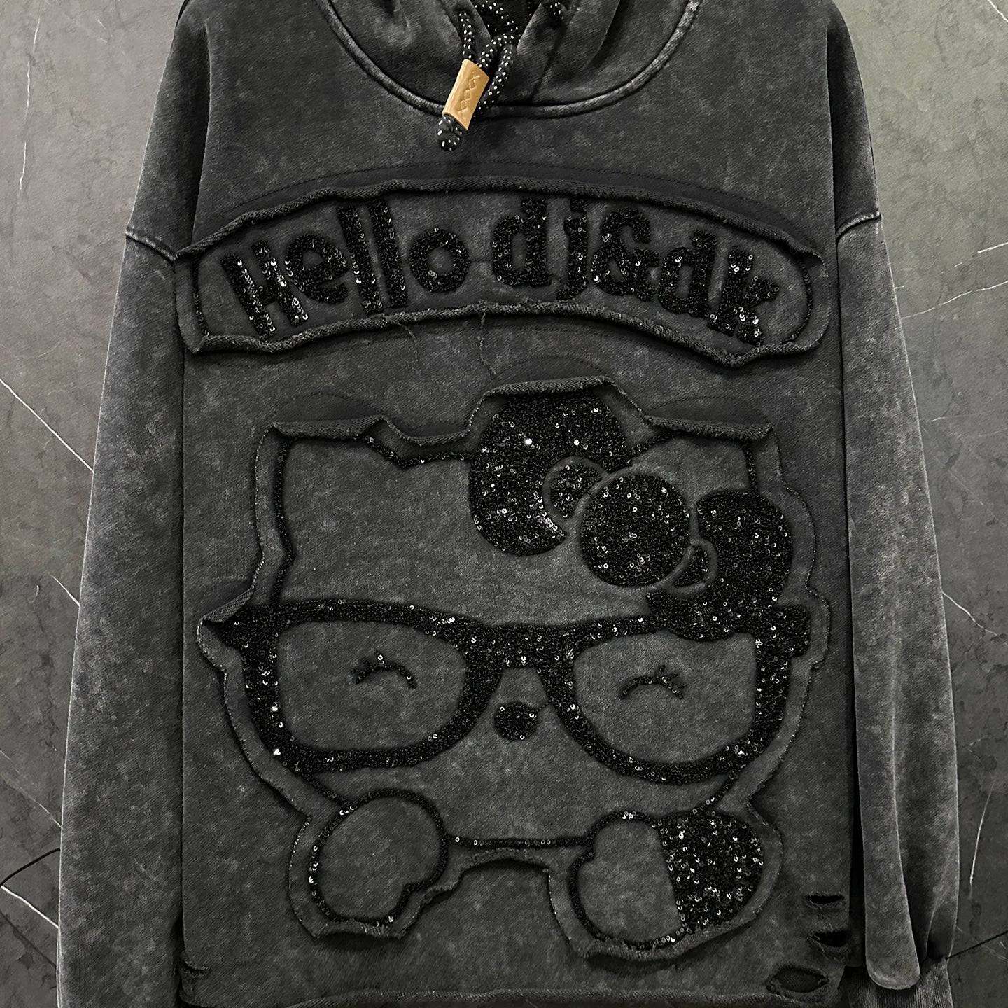 Felpa con cappuccio cartoon per donna – Stile casual oversize, dolce e versatile, ideale per l’autunno 2025