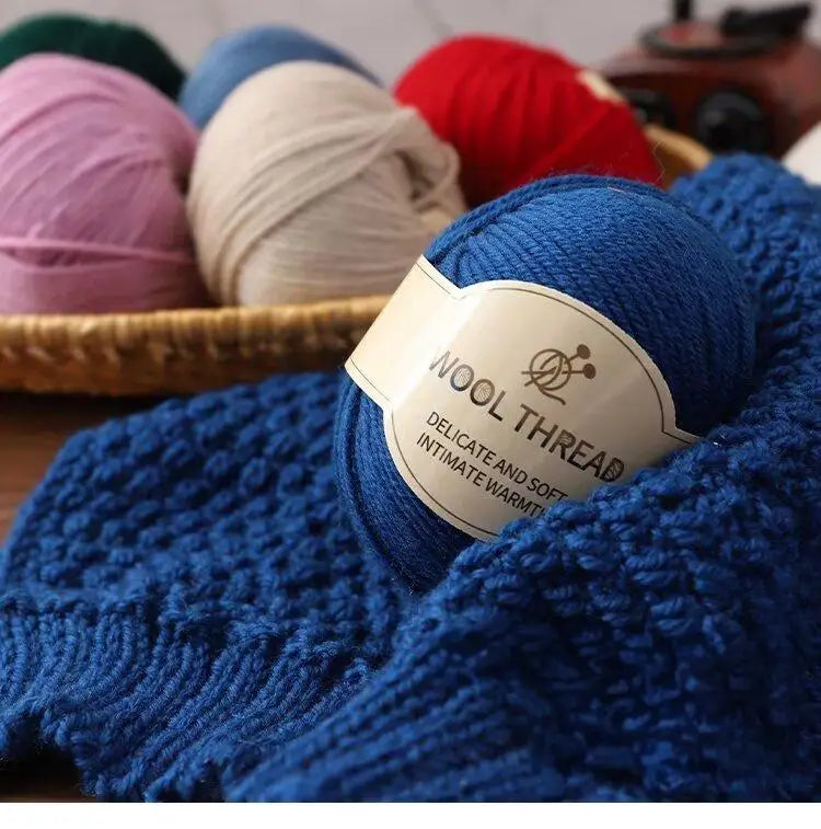 Set 10 Gomitoli Lana– 500 g Filato Medio-Spesso per Maglieria e Uncinetto