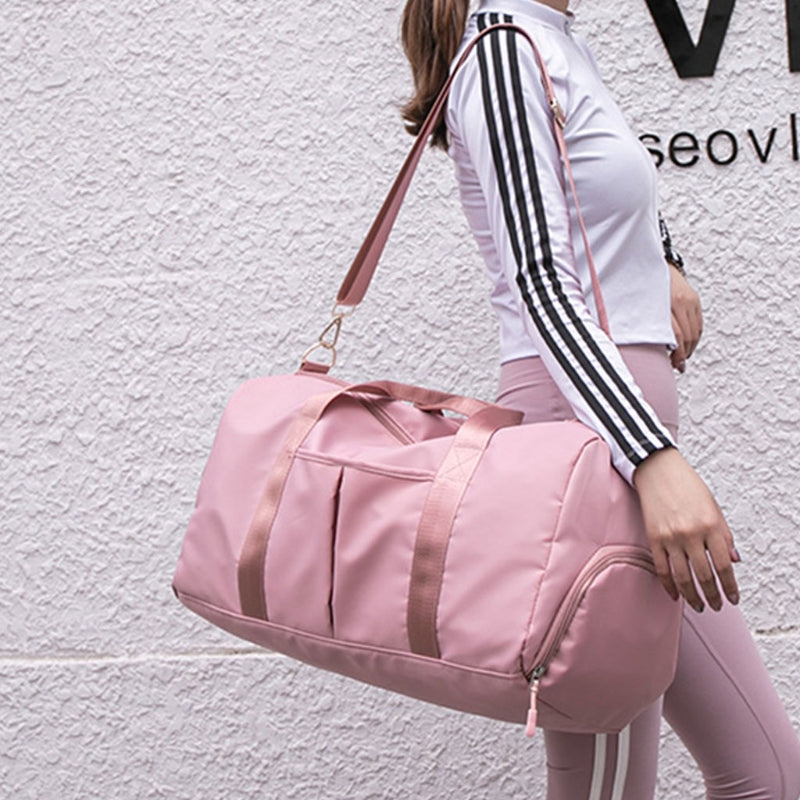 Borsa palestra donna 2025 – duffel leggero con scomparto scarpe, impermeabile e grande capienza