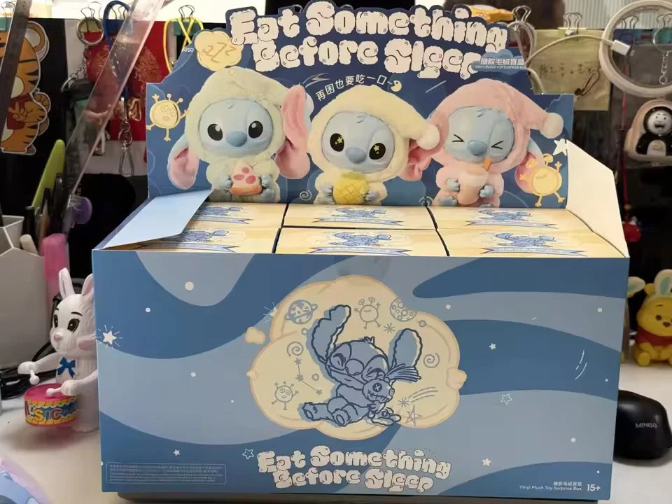 Stitch "Eat Something Before Sleep" – Blind Box Disney da collezione con figure snack