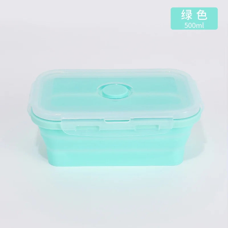 Contenitori Alimentari Pieghevoli 4 Pezzi – Set Salvaspazio in Silicone
