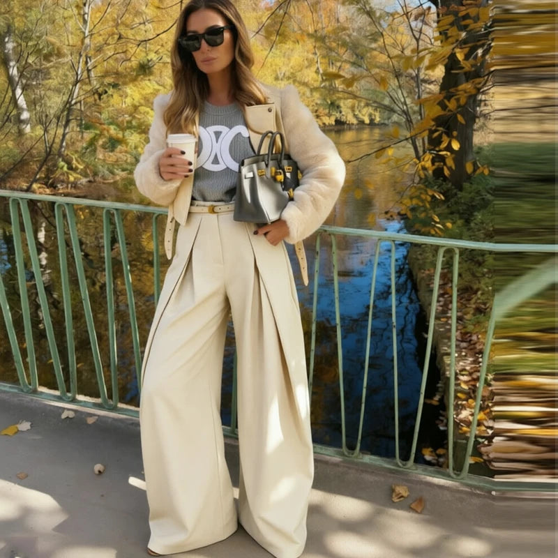 Pantaloni Oversize Donna Eleganti – Wide Leg Minimal Chic