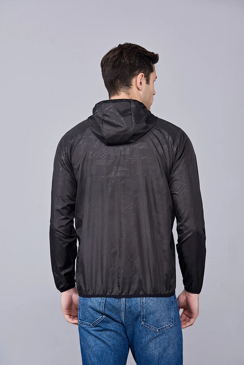 Giacca trekking unisex impermeabile e quick-dry – antivento, anti-UV e pieghevole per escursioni