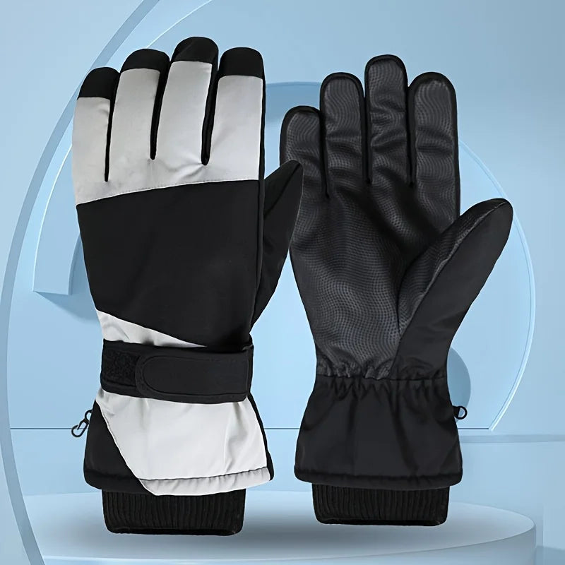 Guanti da sci invernali unisex – impermeabili, antivento, touchscreen e caldi per sport all'aperto