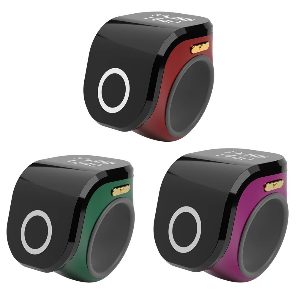 Contatore Digitale da Dito con Schermo OLED Impermeabile – Clicker Elettronico per Uncinetto e Maglia