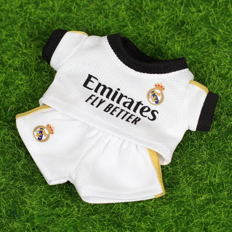 Set di abbigliamento sportivo per bambola Labubu da 17 cm – Divisa da calcio e da basket
