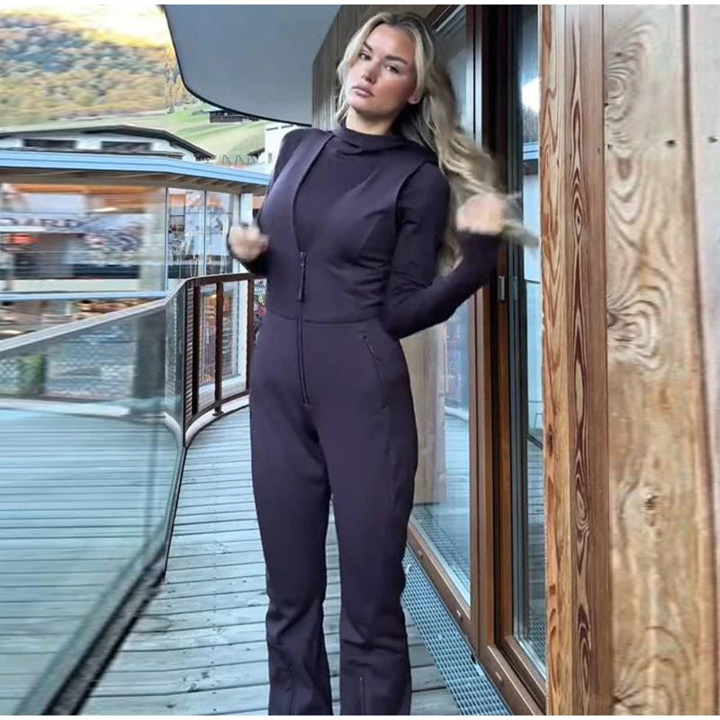 Tuta invernale donna con zip o giacca, diverse versioni