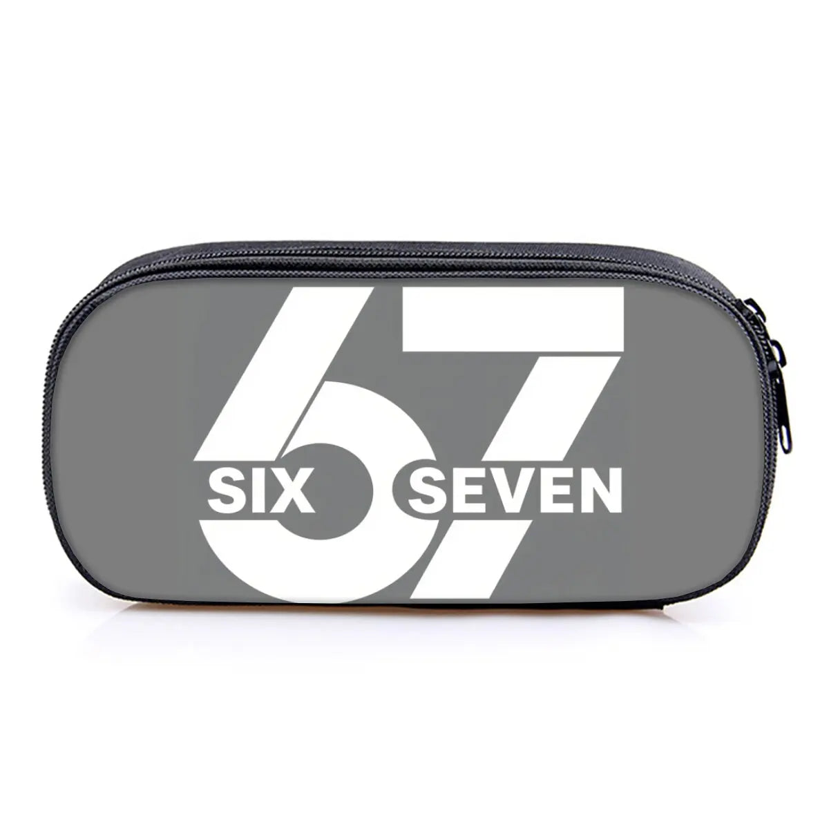 Hot Sales Colorful Number 67 Print Layered Pencil Case Quality 2D Flat Cartoon Pen Bag Best Gift for Boys/Girls School Supplies