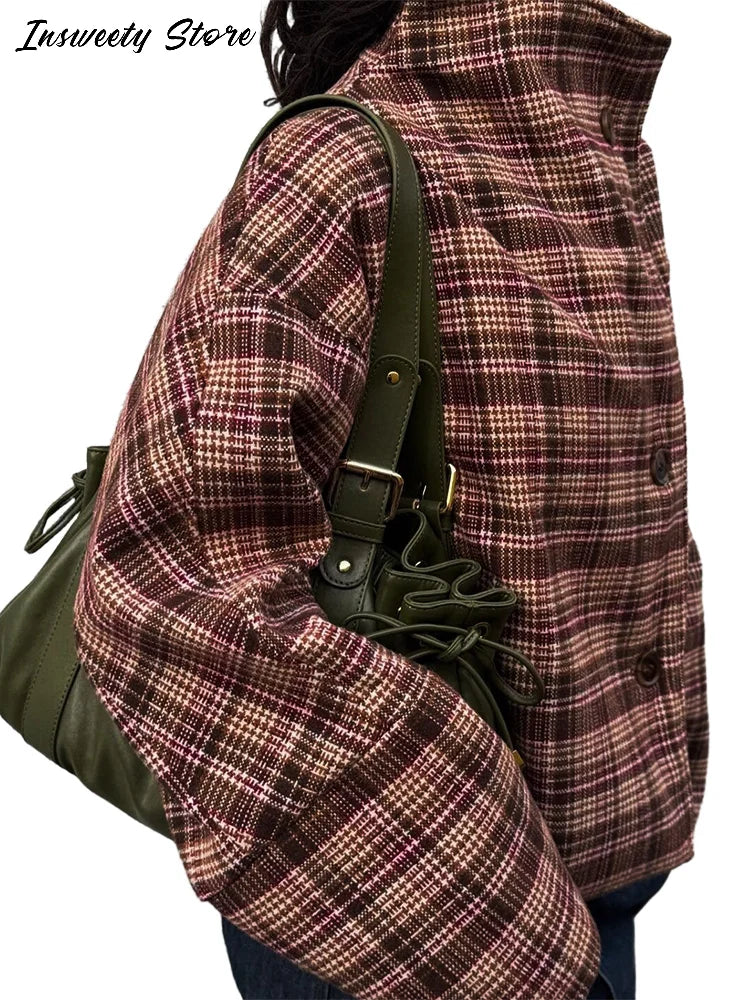Giacca donna con collo alto e bottoni, modelli 01-04