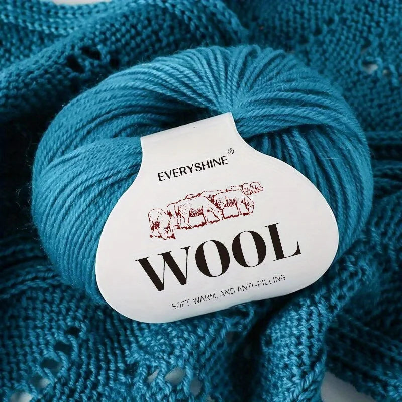 Set 6 pezzi Filato Lana – 300g Totali per Maglia & Uncinetto, Gomitoli Multicolore
