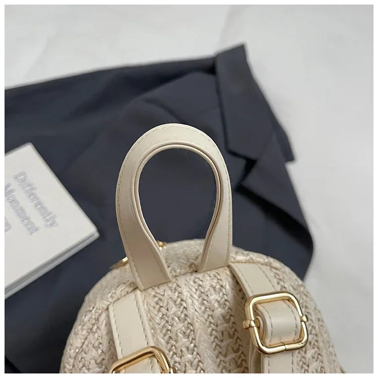 Zaino Mini Donna in Paglia 2025 – Casual Estivo e Versatile