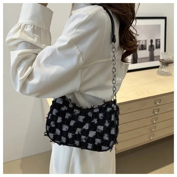 Borsa etnica donna 2025 – underarm bag spalla casual versatile, stile etnico estivo trendy