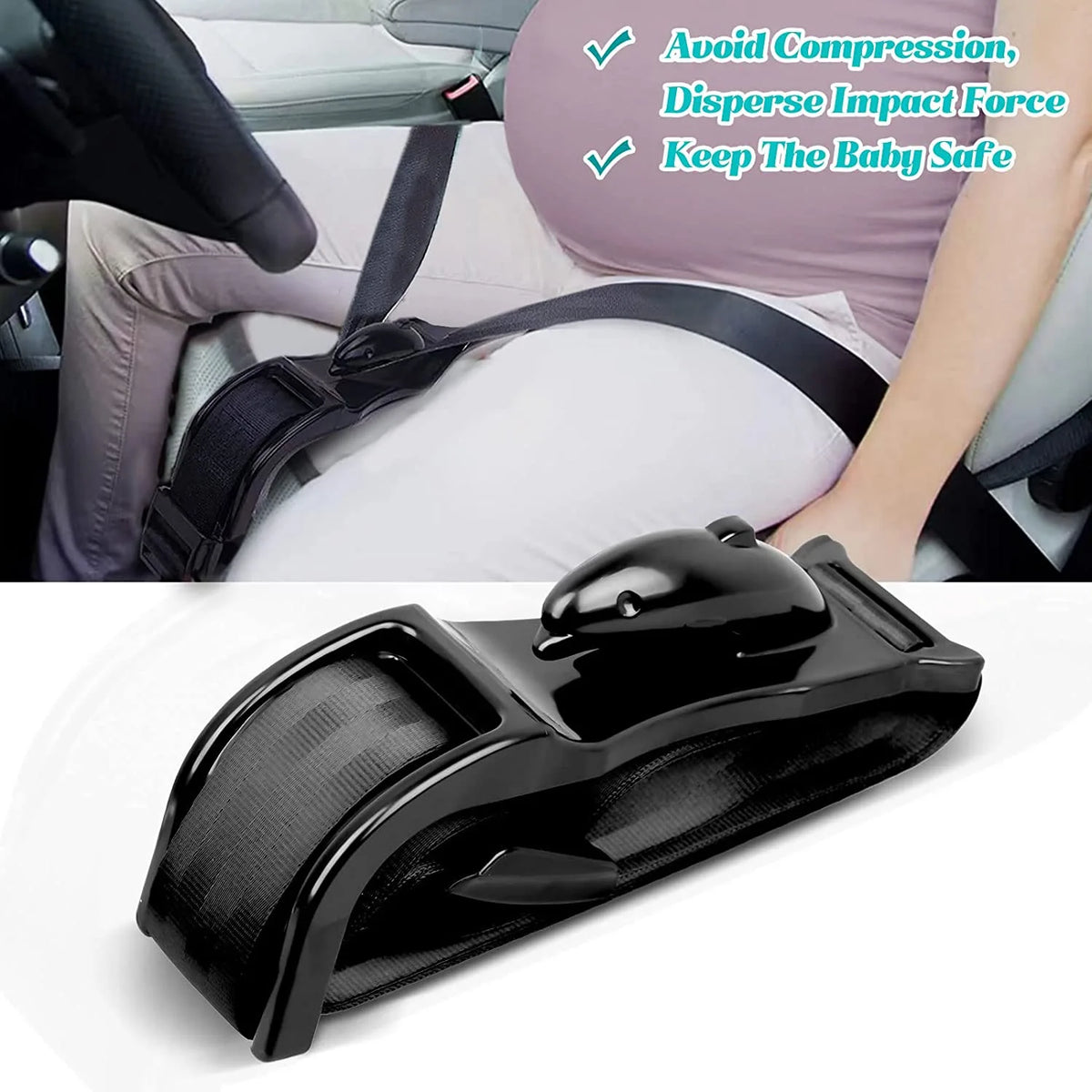 Adattatore Cintura Gravidanza per Auto – Comfort Pre Mamma