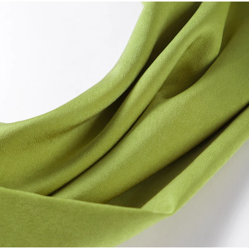 Abito da sera in raso con fiocco per donna – abito elegante schiena scoperta