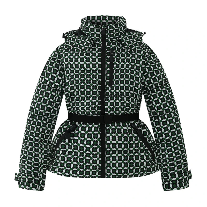 Piumino Donna con Cappuccio e Cintura - immagine 38