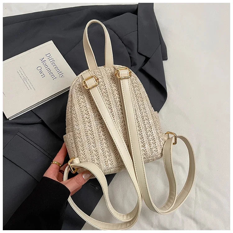 Zaino Mini Donna in Paglia 2025 – Casual Estivo e Versatile