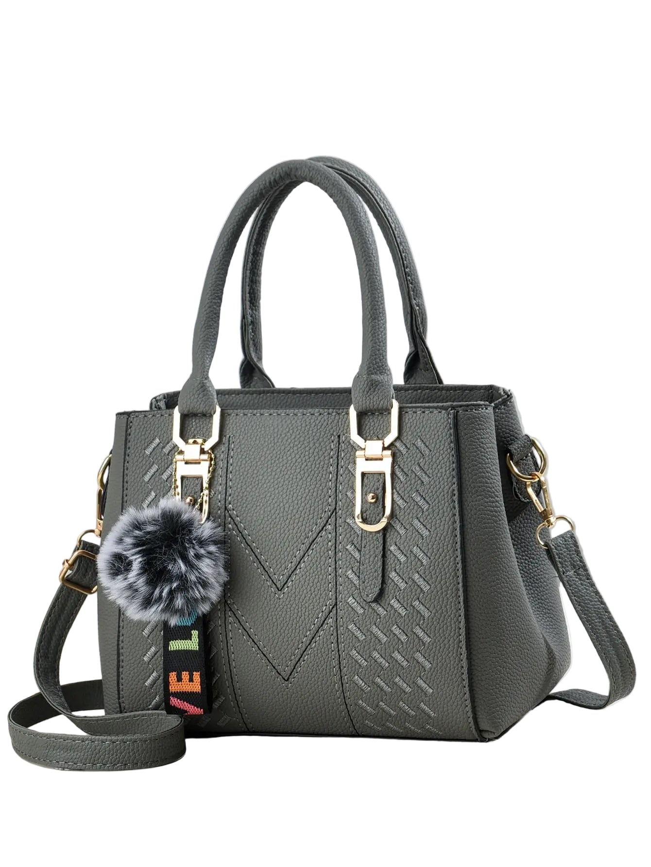 Borsa donna capiente ricamata 2025 – crossbody grande capacity con ricami floreali, borsa da spalla per uso quotidiano elegante